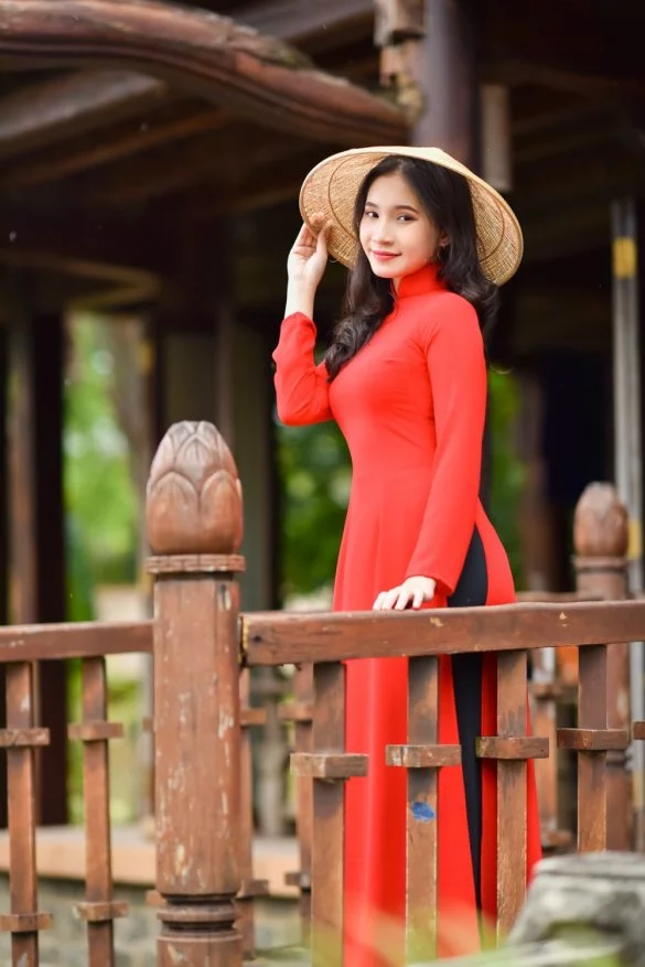 ảnh áo dài ở bảo tàng